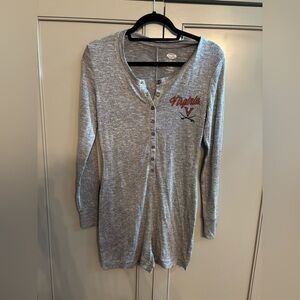 University of Virginia grey woman’s romper sz Small